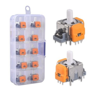 10Pcs 3D Hall Effekt Joystick Einstellbare Anti-Drift Daumensticks Game