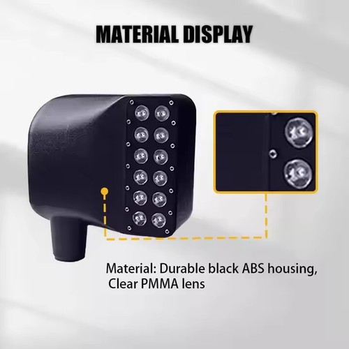 LED Side Mirror with Yellow Turn Signal Lamp for Jeep Wrangler JT JLU 2018-2023 - Picture 3 of 14