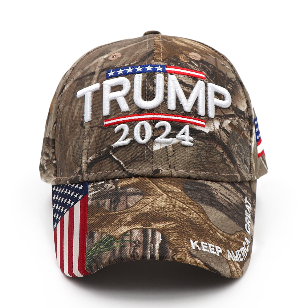 Chapeau Donald Trump 2024 MAGA - Camo USA KAG - Make America