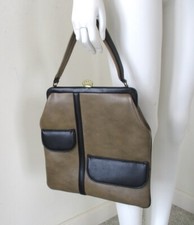Vintage 1960s Mod Vegan Handbag Purse