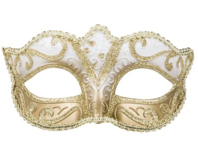 Gold Venedig Felina Augenmaske venezianischer Maskenball Kostüm