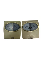 2 PACK L'Oreal Wear Infinite Eye Shadow Duo New Formula 202 Tidal Wave Shade