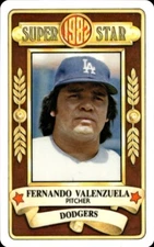 1982 Perma-Graphic Credit Cards Fernando Valenzuela Los Angeles Dodgers