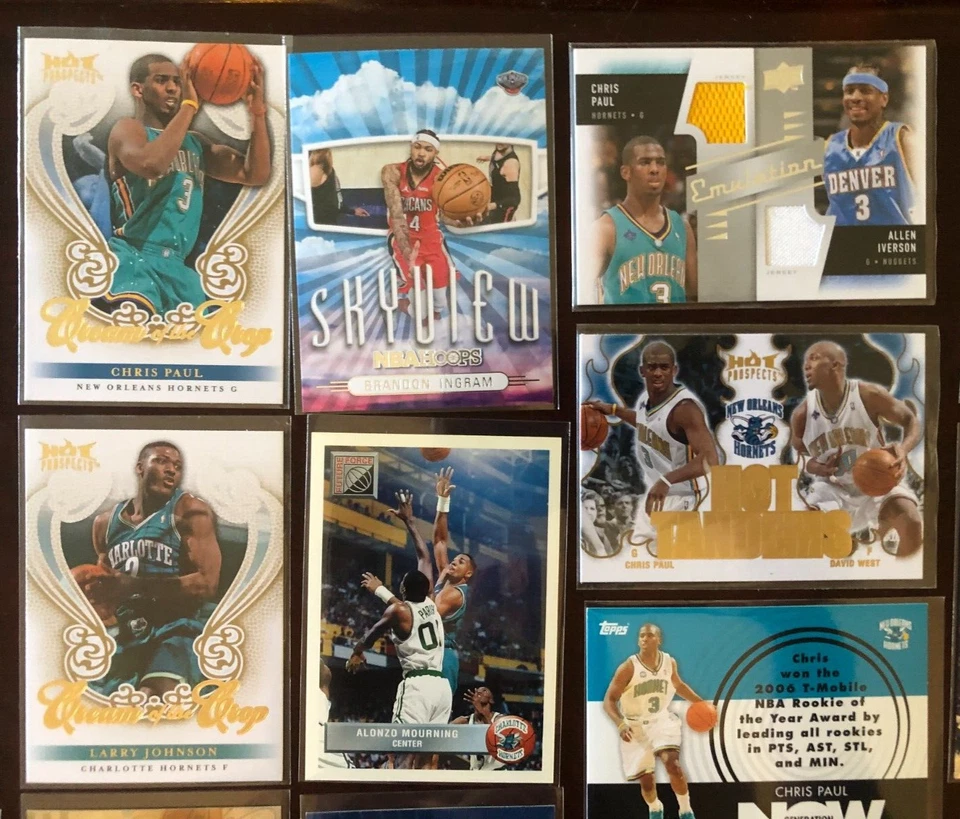 140+ ¡LOTE CHARLOTTE/SIN AVISPONES! ¡TARJETA RELIQUIA PAUL & IVERSON DUO! RC! ¡INSERTOS! #ed! Foto 4 de 4