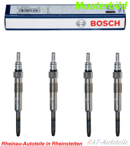 4X Bosch GLP050 GlÜHkerze Duraterm 0250402005 FüR Seat Leon(1P1),Toledoiii(5P2)-image