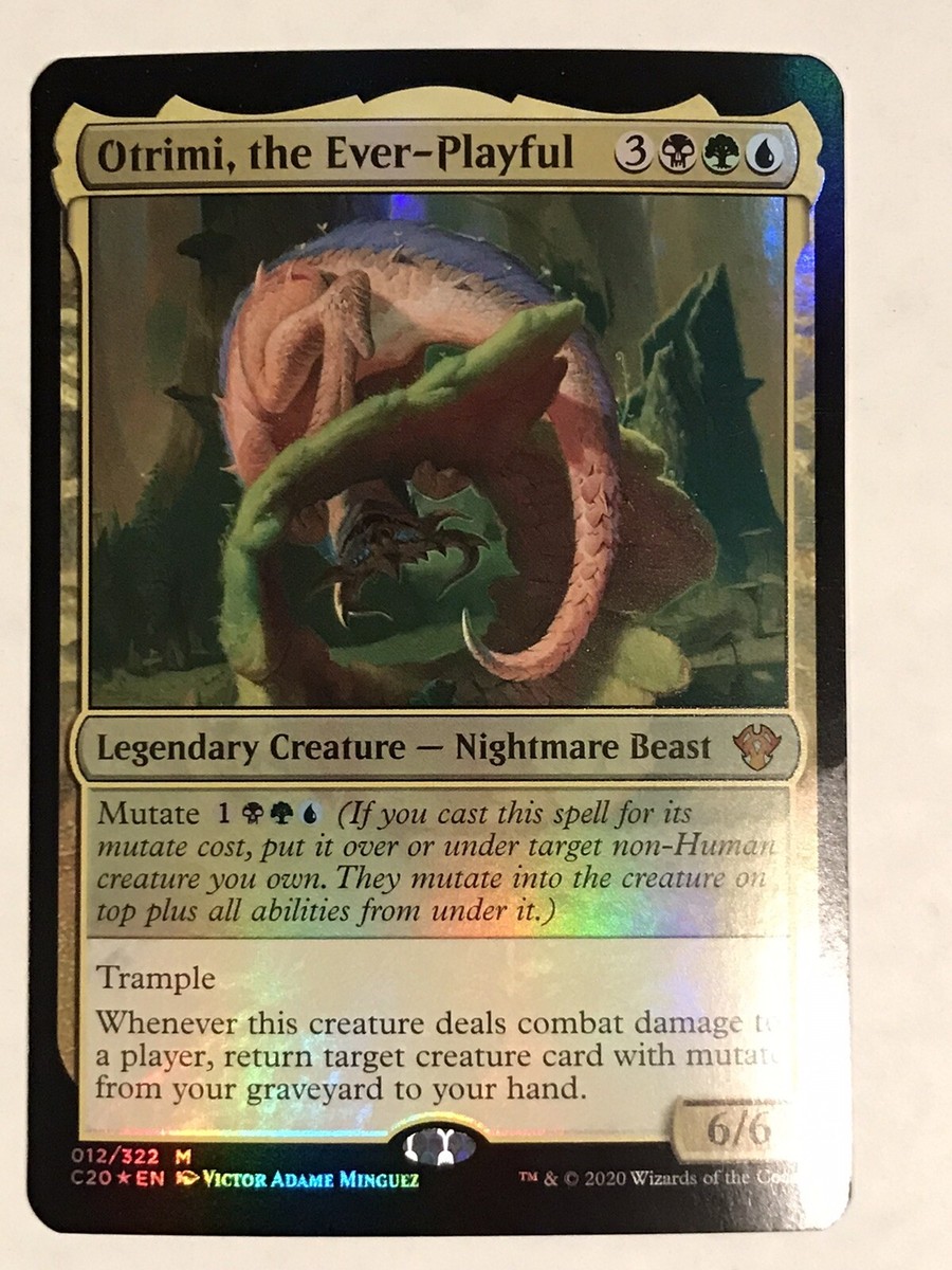 Otrimi, the Ever-Playful NM Oversized Foil Commander 2020 MTG | eBay