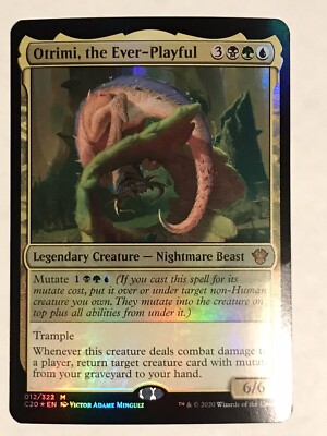 Otrimi, the Ever-Playful NM Oversized Foil Commander 2020 MTG | eBay
