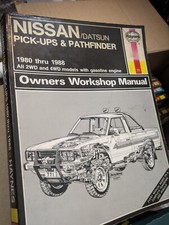 Nissan/Datsun Pick-up Pathfinder manual de reparación del propietario 72030 Haynes 1980-1988