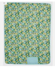 Vera Bradley Lemon Grove Picnic Blanket with Handle 50" x 67"  (New & Sealed)