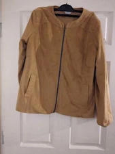 brown tan lightweight jacket by atlas. uk size 10 