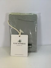 Pure Bamboo Organic Sheets Fitted Crib Sheet Sea Glass Green 52” X 28” X 6” NIP