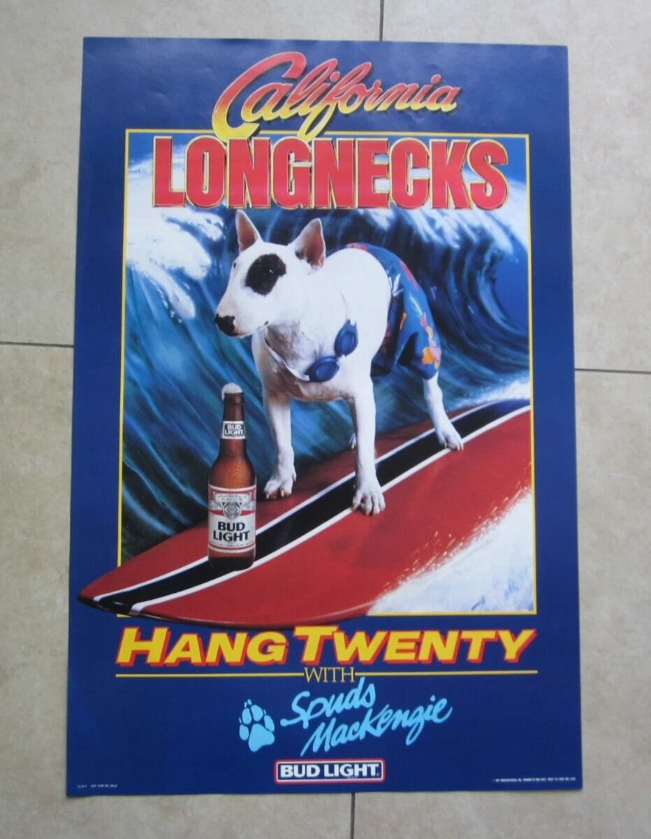 spuds mackenzie poster products for sale | eBay