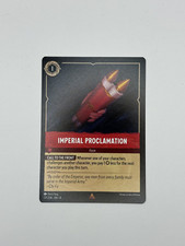 RARE Imperial Proclamation 131/204 Disney Lorcana Ursula  s Return Non Foil