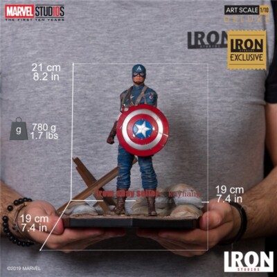 アメコミ iron studios captain america 1/10 Captain America Art Scale 1:10 Statue by Iron Studios | Sideshow