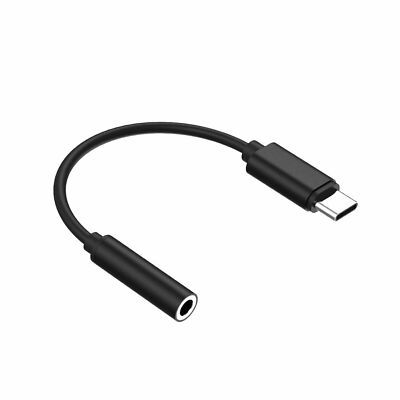 2 x USB-C Type C Adapter Port to 3.5MM Aux Audio Jack Earphone Headphone Cable
