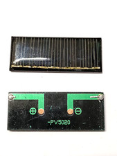 5x Pannello Solare Mini 3V 20MA arduino 5CMX2CM H.3mm n.5 pezzi