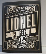 LIONEL 2017 TRAIN CATALOG SIGNATURE EDITION VOLUME 2 O GAUGE train book NEW