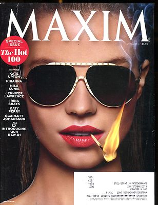 Maxim Magazine June 2014 The Hot 100 EX w/ML 012717jhe