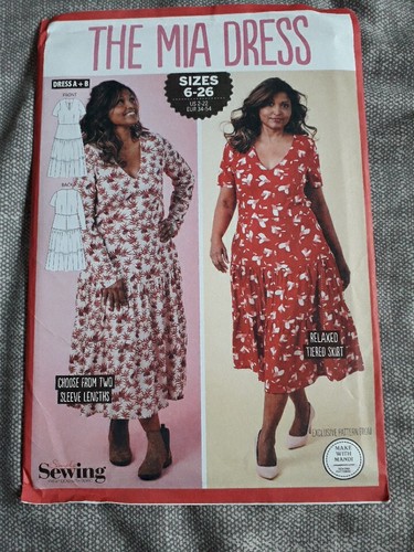 Das Mia Kleid Nähmuster einfach nähen noch versiegelt