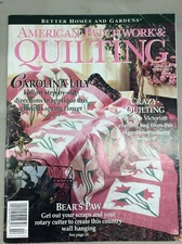 Better Home And Garden Quilting Vintage Magazine April 1994 Quilt Craft Bear
