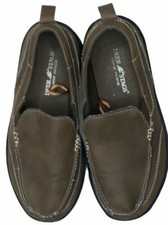 Deer Stags Boy's Size 2M Zesty Brown Slip On Loafers