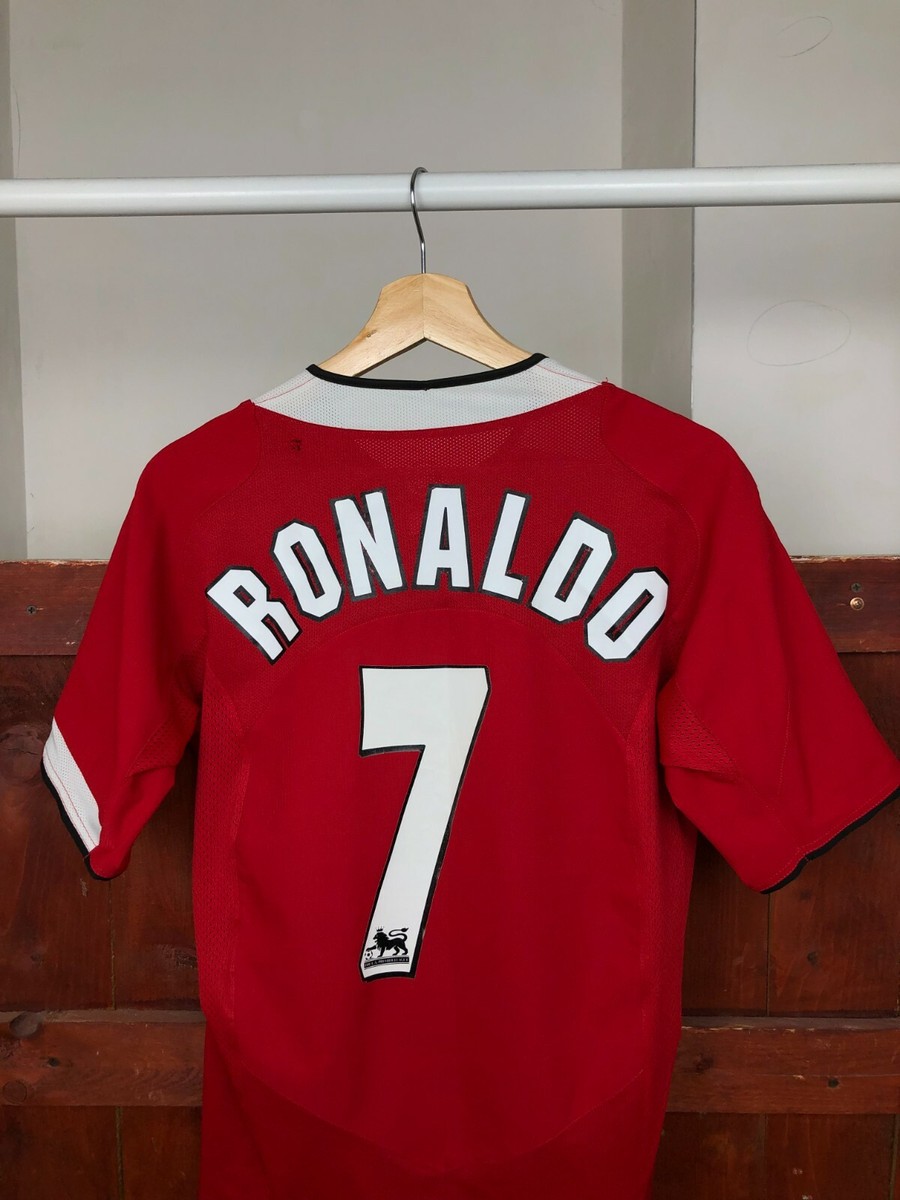 Nike Manchester United 2004/2005 home #7 RONALDO football soccer
