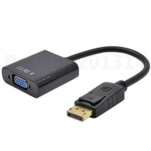 nEW Displayport DP macho a VGA hembra adaptador de pantalla puerto convertidor de cable - Imagen 3 de 5