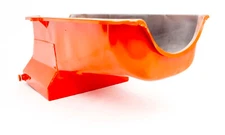 RPC R9731 1980-85 SBC Drag Race Oil Pan – Passenger Side Dipstick – Orange