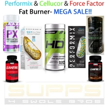 Cellucor SuperHD High-Definition Fat Burner - ALL SIZES!! PILLS & POWDER