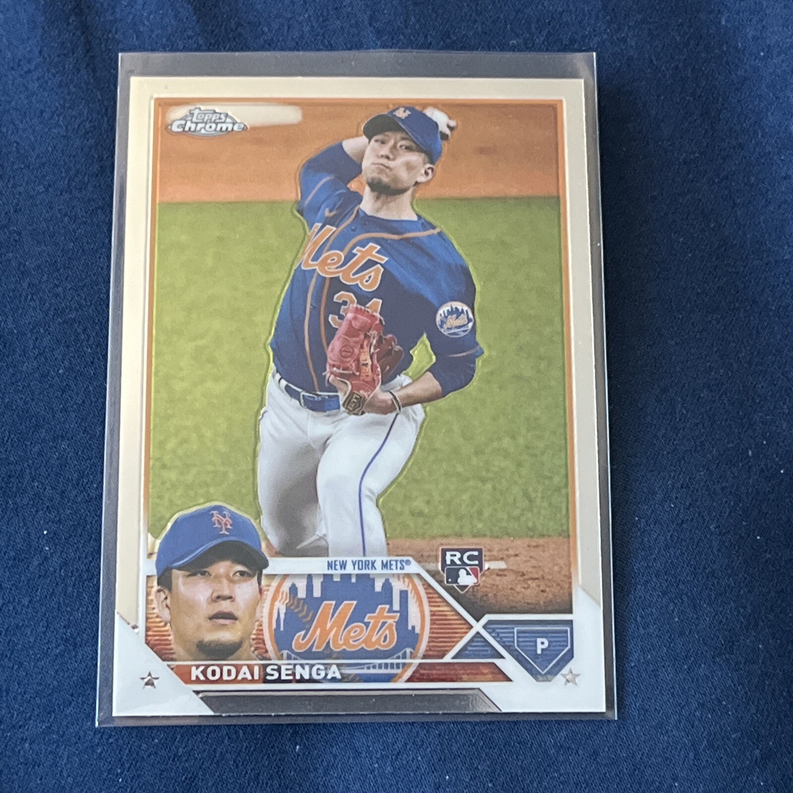Kodai Senga 2023 Topps Chrome Base Rookie RC #217