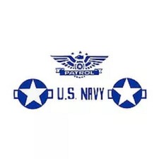 US Navy Decals For The Pursuit Pedal Plane