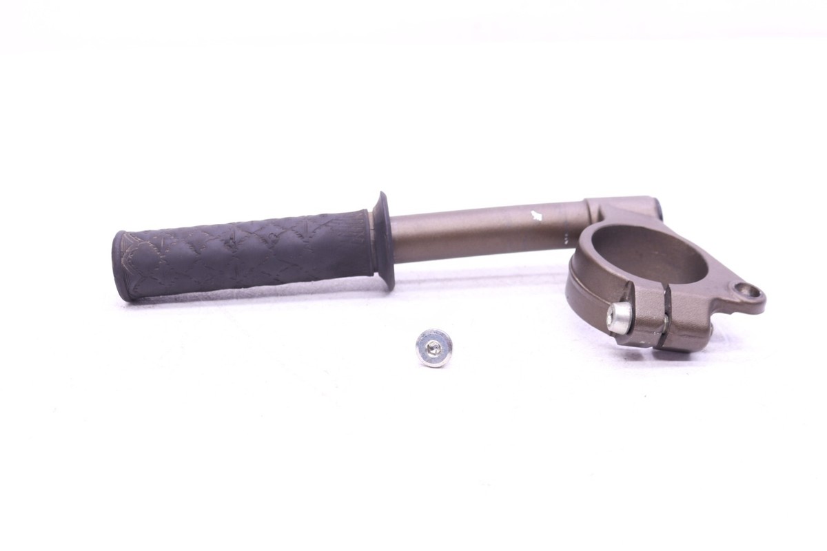 2004 04 05 KAWASAKI ZX10R ZX10 OEM LEFT CLIPON HANDLE BAR GRIP