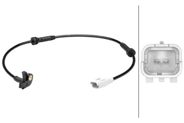 Hella Sensor DrehzahlfüHler Vorne FüR CitroëN Berlingo B9 C4 Picasso I Ud_ Ua_-image