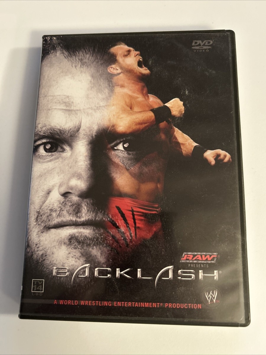 WWE BACKLASH 2004 NEW DVD CHRIS BENOIT RARE OOP WRESTLING