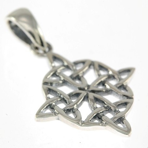 NUEVO Collar Colgante Nudo Celta Único de Plata Esterlina 925 Hecho a Mano - Imagen 4 de 6