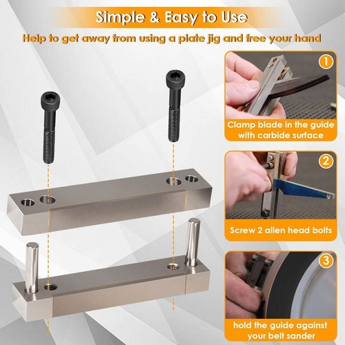 Hardened File Guide With Carbide Surface Knife grinding jig Knife Making Tool - Bild 9 von 11
