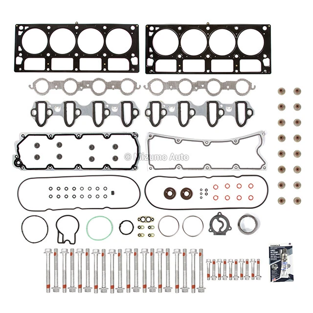 Head Gasket Bolts Set Fit 04-09 GMC Chevrolet Cadillac Hummer 6.0 VIN N, U - Image 2 of 4