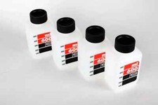 Jobo 3310 Chemical Storage 600ml Bottles 4-pack, white/clear 