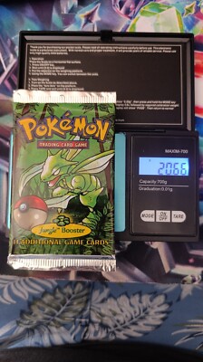 Pokémon Jungle Unlimited Booster Pack Scyther Art 20.66gr (SEALED)
