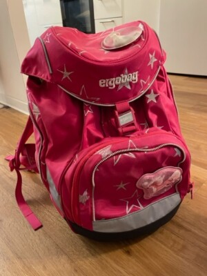 Ergobag Pack Schulranzen Schulrucksack SternzauBär Rosa Pink Fast wie Neu