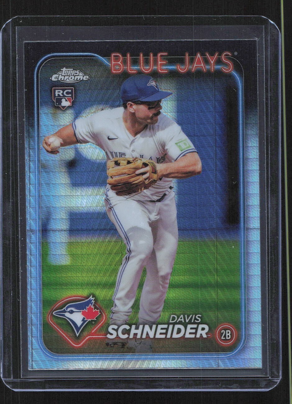 2024 Topps Chrome - Davis Schneider #290 Prism Refractor (RC)