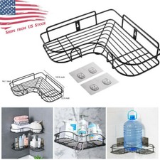 Bath Rack Adhesive Corner Bathroom Shelf Storage Wall Mounted Shower Organizer
