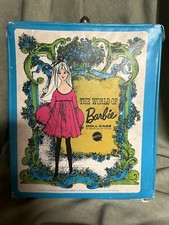 Vintage 1968 The World of Barbie Doll Case Made In USA Mattel Storage Carry Case