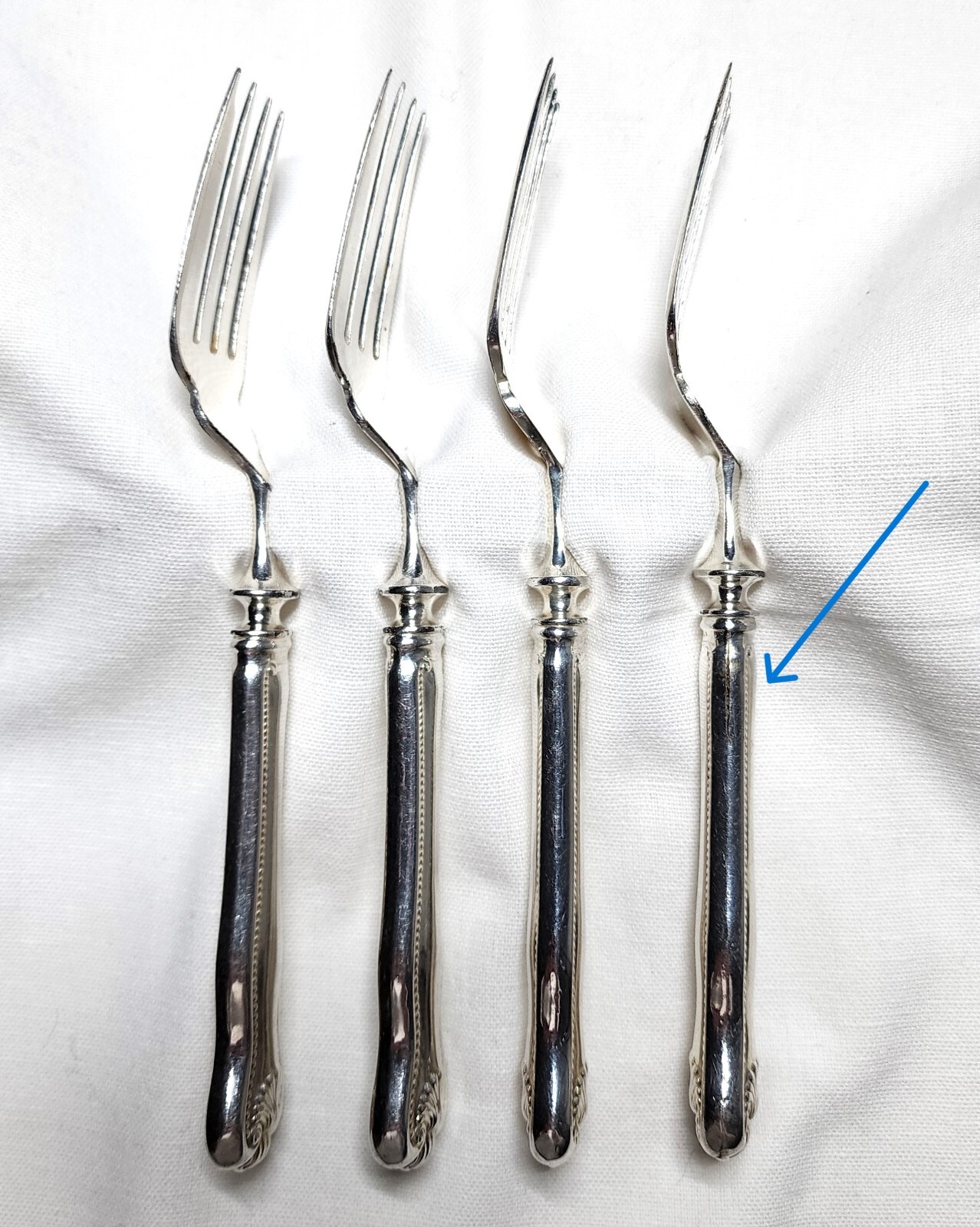 Frank Smith Newport Shell (Puritan) Sterling Fish Forks Set eBay