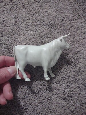 8 Lido Ajax Hollow Belly Farm Animals Steer Cow Soft Plastic