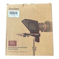 Desview T2 Smartphone, Tablet, DSLR Teleprompter w/ Remote Lens Adapter Rings