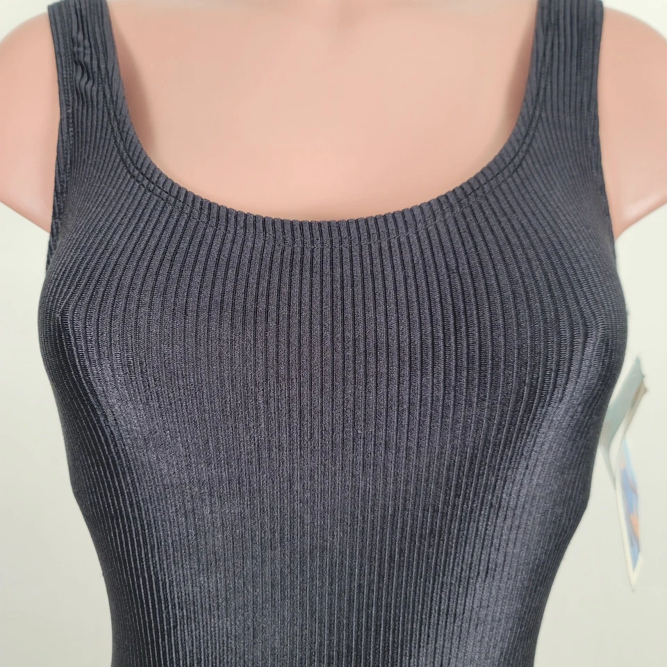 复古 Catalina One Piece 女式中号 80 年代高腿低背复古泳装 — 第 2/4 张图片