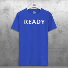 Ready Motto Organic Cotton T-shirt Gift for fans of Glasgow Rangers