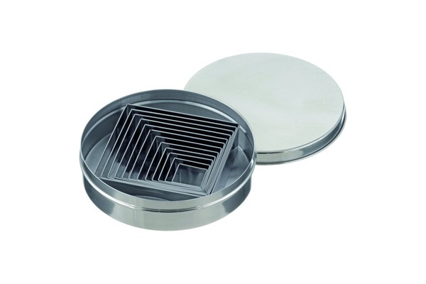 "Schneider Dekor Ausstecher Im Satz \"Quadrat\", 9-Tlg., HöHe: 30 Mm, Edelstahl"-image