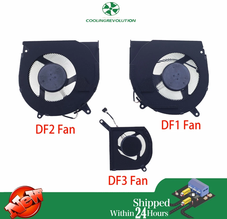 Laptop CPU GPU Cooling Fan for XMG NEO 16 - Image 2 of 3